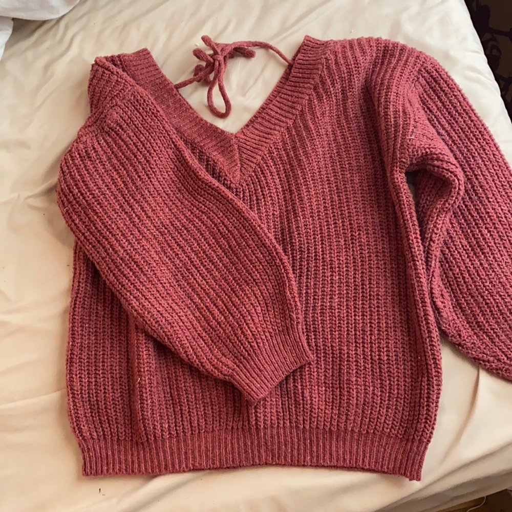 red sweater